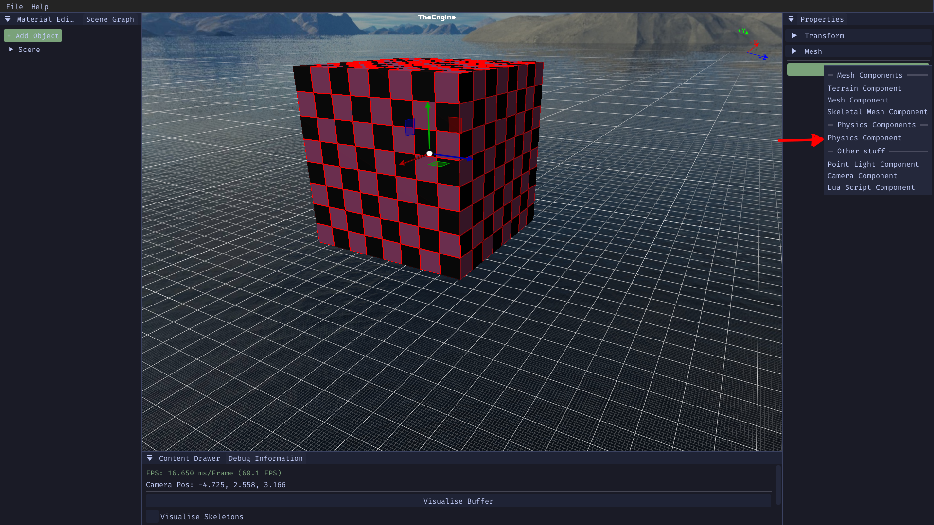 Adding Physics Components